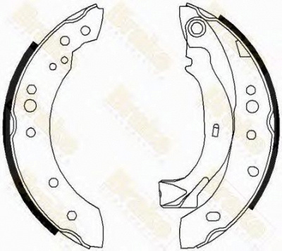 BRAKE ENGINEERING sh2577 -  Комплект тормозных колодок